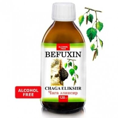 Čaga (juodojo beržo grybo) eliksyras "Befuxin", 120ml