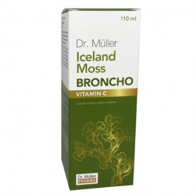 Dr. Müller Islandinė kerpena su Vitaminu C BRONCHO, 110ml