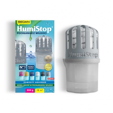 Drėgmės sugėriklis HumiStop 280g, 18m² (45m3)