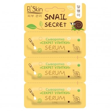 El‘Skin Serumas „Snail Secret“, 3x2ml.