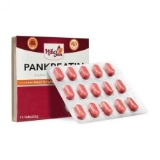 Pankreatin 200mg, 15 tablečių